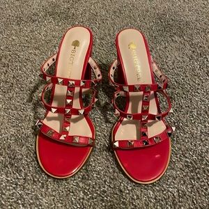 Red Sandals